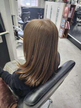 トレチェント八王子(TRECENTO)の写真/デザインカット＋髪質改善縮毛矯正＋プレミアムTR¥21000★ダメージレスな施術で扱いやすい髪に♪【八王子】