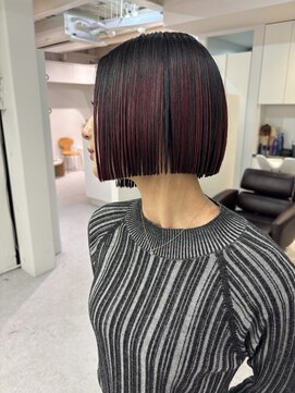 ローウェ 渋谷(Louwe) ぷつっと顎ラインボブ【韓国ボブ】