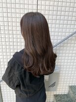 リノ ヘアー デザイン 河原町三条(Lino Hair Design)&nbsp;ツヤ感柔らかブラウンベージュロング♪