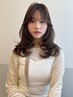 【miyu指名限定】似合わせカット＋ブリーチなしダブルカラー　￥15300