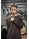 メンズショートスパイキーショート短髪テーパーフェード刈り上げ