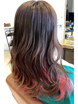 クティエ(Cuthie) Cuthie外国人風インナーカラー☆インナーピンク☆