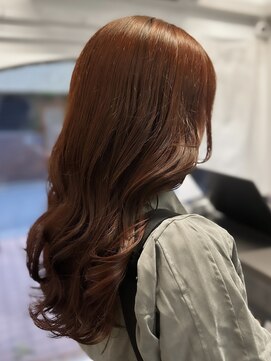 ラレイ ハラジュク(Lalei harajuku) 【白石】ブリーチなしボルドー赤髪暖色艶カラー原宿