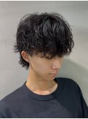 初めてのパーマでも◎ラフな質感が人気のシャドウパーマ