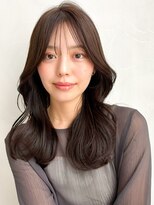 アグノス 青山(Agnos) 薄めバングシースルーバングモテ髪小顔カットレイヤーカット
