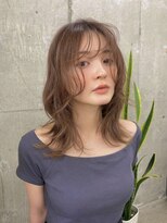 ガーデン 渋谷(GARDEN)&nbsp;ミディアム　ニュアンス　デジタルパーマ　透明感