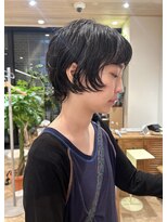 トリッカ 銀座(tricca)&nbsp;ショートウルフ/ウルフカット/ニュアンスパーマ/顔周りレイヤー