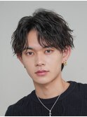 銀座ツイストパーマ緩めツイストスパイラルパーマセンターパート