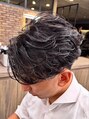 ブラック 横浜(BLUCK) 立体感×束感で大人っぽさupフェザーパーマ