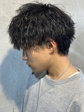 ニアウ 高崎店(Niau) ツイストスパイラルパーマメンズパーマメンズマッシュ群馬高崎