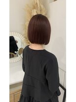 カシェ マエノヘタ(Cashe'e MAENOHETA)&nbsp;ピンクカラー/ボブ