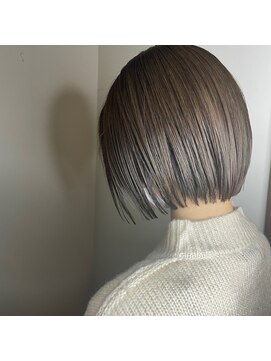 アットティー 金沢文庫(at tee...) ☆ぱつっとボブ×オフサイドカラー☆【金沢文庫】