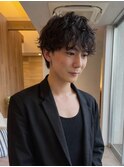 ニュアンスメンズパーマ20代30代