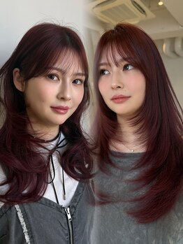 ルオラ(Luora)の写真/[ブリーチなしダブルカラー]でダメージレス&トレンド&透明感が手に入る*[ダブルカラー/ケアブリーチも◎]