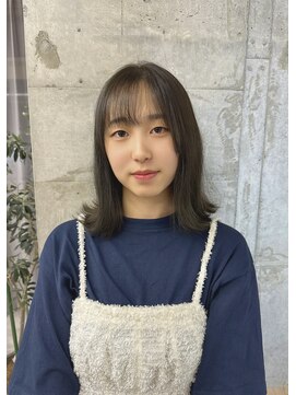 アロ 大阪梅田(alo) オリーブグレージュ/透明感カラー