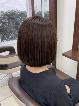 グリーン レーベル 川崎店(Green label) 【川崎】大人ボブ 髪質改善カラー【30代】【40代】