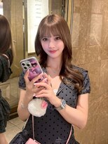 ノク 渋谷(nok)&nbsp;イメチェンピンクベージュ前髪