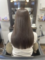 美容室 夢先案内&nbsp;透明感たっぷり明るい白髪染めカラー