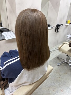 エルフレームバイワンラヴェスト(L'FLAME by one Lovest) 顔周りレイヤー/ダブルカラー/髪質改善/ケアブリーチ長野駅前