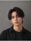 センターパート×ツイストスパイラルパーマ×メンズパーマmen's