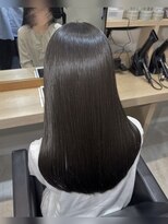 ケー 北千住(K.)&nbsp;暗髪＊透明感オリーブグレージュ[髪質改善/縮毛矯正/カラー]
