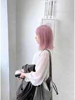 ミュー(Mu)&nbsp;ピンクベージュ　ベージュカラー　ブリーチ