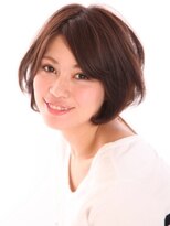 シンプルボブ☆ツヤ感大切！！大人ナチュラルボブ