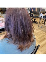 アルマヘアー(Alma hair by murasaki)&nbsp;◎レイヤーウルフのラベンダーカラー◎