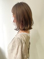 ジェム(GEM) 外ハネボブ/アッシュベージュ/