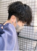 【中鉢】波巻きパーマ 刈り上げマッシュ