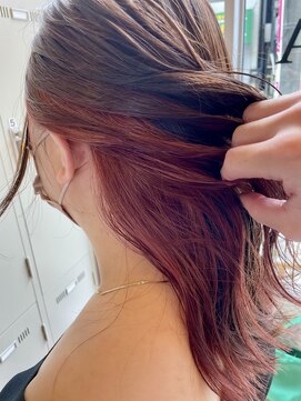 アンジェリカ 鹿児島中央タワー店(ANGELICA) 【武石】★インナーカラー×カシスピンク★