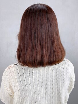 アイティーバイアルバム 松戸店(IT by ALBUM) オレンジブラウン_アースカラーくびれヘア_ba347072