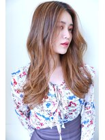 ハピネス クローバー 学園前店(Happiness CLOVER)&nbsp;大人可愛い　韓国風くびれヘア　透明感カラー　小顔カット