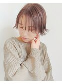 【morio原宿】シースルーバング 外ハネアレンジ