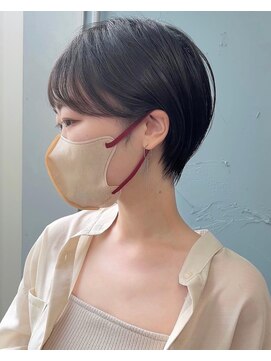 ビュー フクオカ(VIEW FUKUOKA) 美髪にオトナかわいいホワイトグレージュネビージュショートボブ