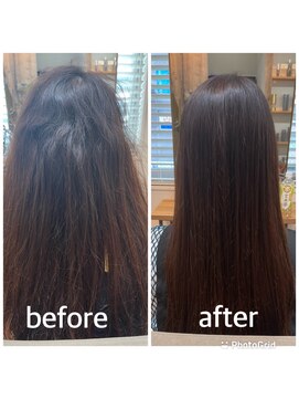 ヘアブランコブランコ 横浜(hair blanco_blanco) 似合わせカット/くびれヘア/デザインカラー/艶ボルドー[横浜駅]