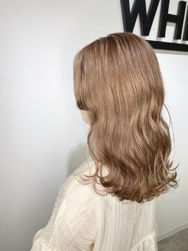 アンダーバーホワイト 広島 並木店(_WHITE) ミルキーベージュ/ラフウェーブ