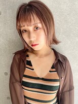 アッシュ 笹塚店(Ash)&nbsp;グレーベージュ/斜めバング/フレンチガーリー/ネイビー[笹塚]