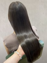 ブロッサム 東中野店 30代40代髪質改善ココアブラウン艶感ストレート透明感赤み消し