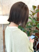 ノエ(noe)&nbsp;切りっぱなしボブ×ブラウンベージュ