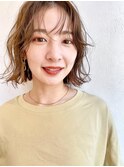 20/30代ナチュラルゆるふわウェーブパーマボブパーマ外ハネボブ