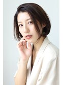 大人女性のツヤボブ