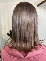 ピークスヘア(peaks hair) グレージュ/ブリーチカラー/ベージュ/ボブ