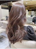 レイヤーカット*レイヤーロング*ロングレイヤー*ベージュカラー