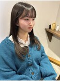 低めのレイヤーでかわいい