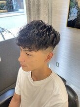 アントレース 東池袋店(UNTRACE) スペインカール×フェード　メンズ/バーバー/理容室
