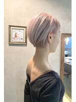 イロバイルポポル(iro...by rupopolu)&nbsp;透明感抜群♪ホワイトピンクショート