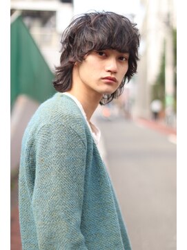 ブークル(boucle) ウルフパーマ　メンズウルフ　スパイラルパーマ