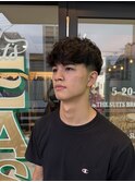 MEN'SHAIRウルフカルマパーマメンズショートイージーパーマ