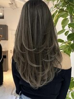 ヘアサロンラルガ 下曽根店(Hair salon Raruga) ハイライトカラーミルクティーベージュレイヤーカット